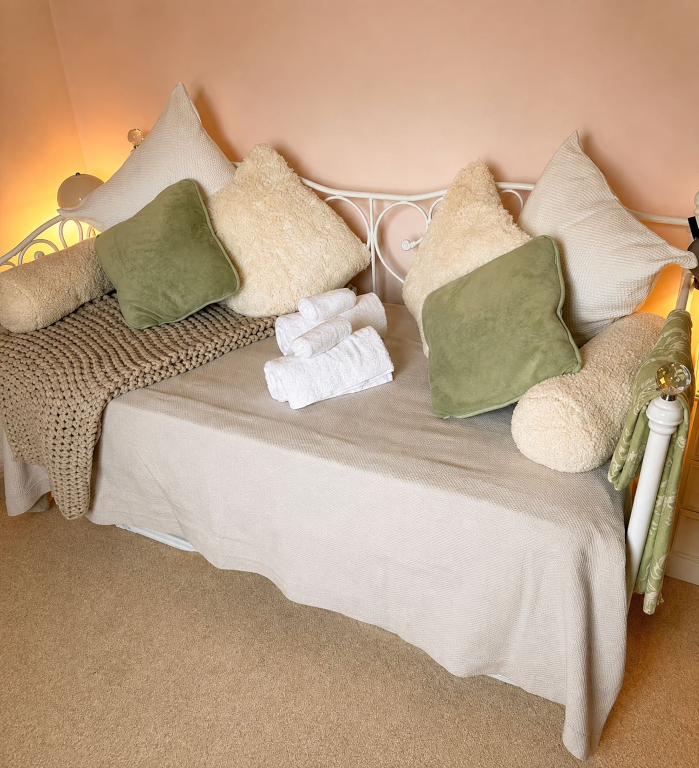Bedroom four — 2 single beds