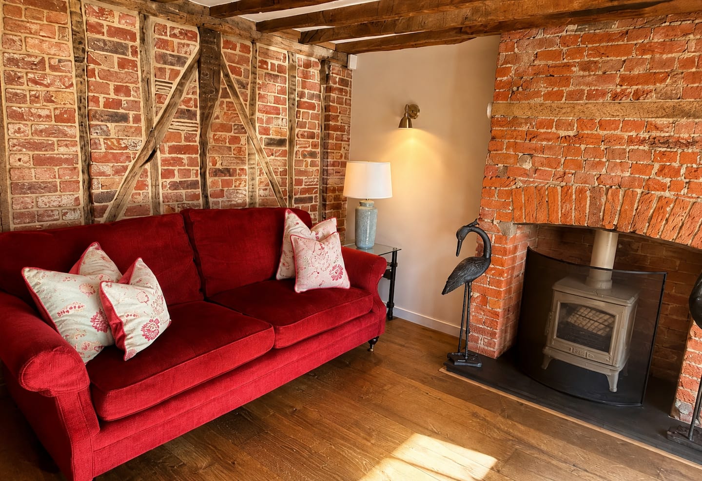 Living room with cottage character
